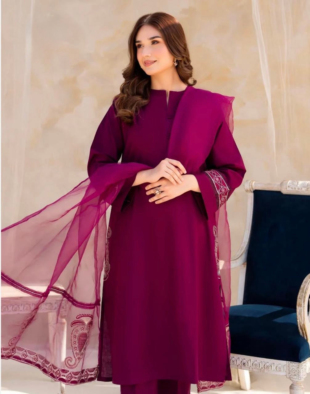 Best selling Embroidered Lawn 3Pc