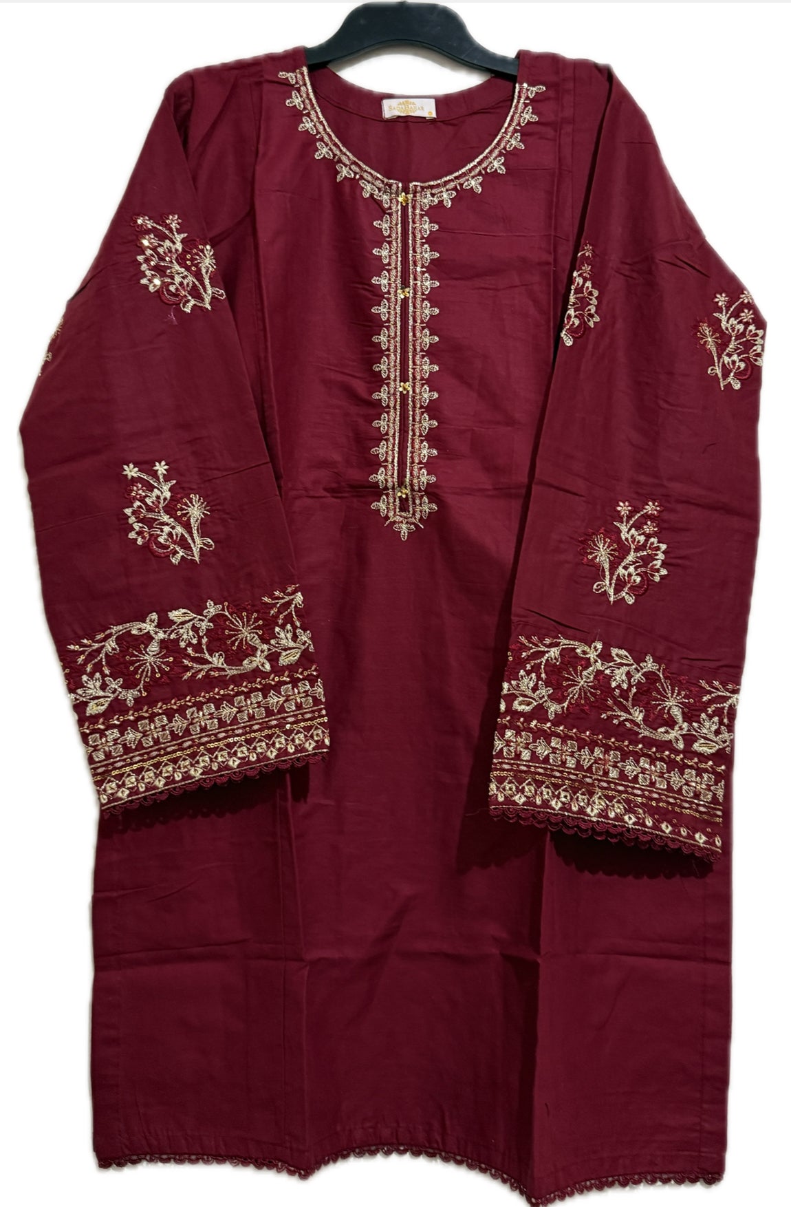 2Pc Embroidered Lawn
