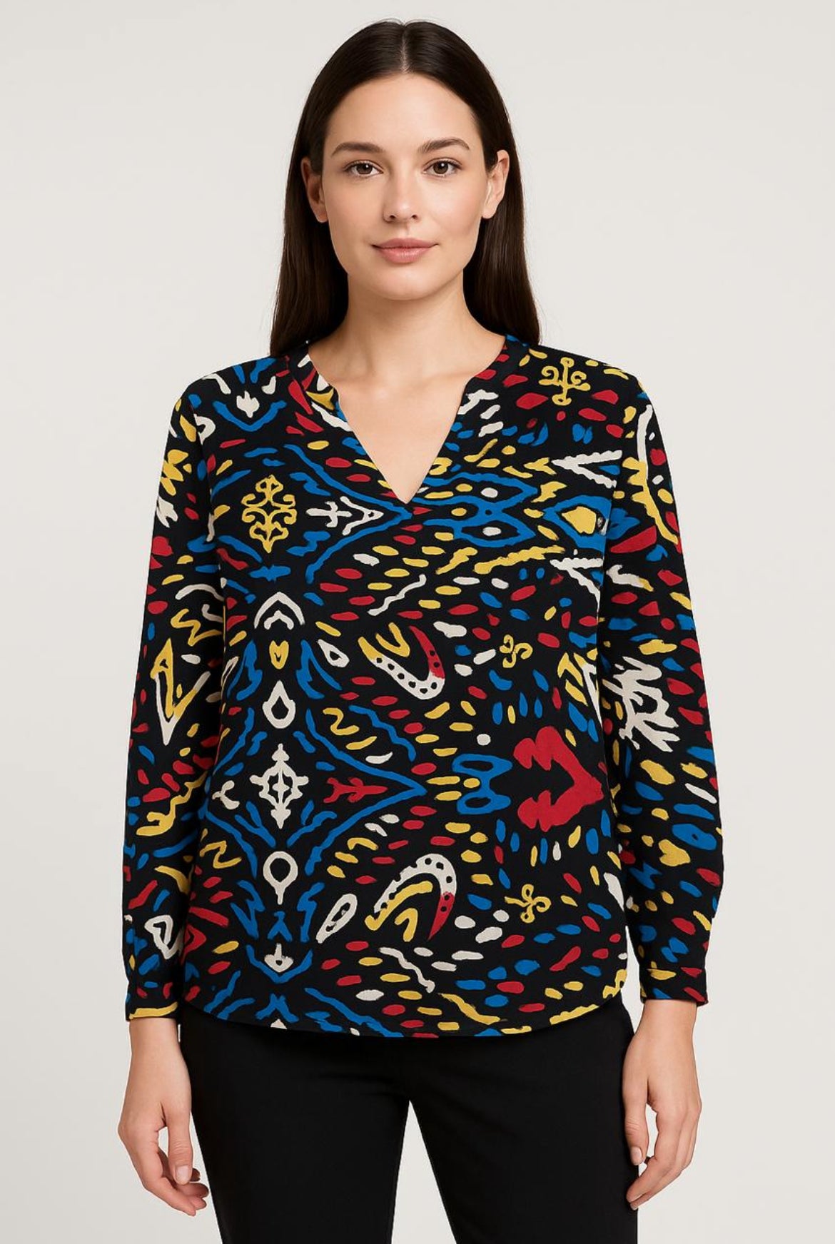 Multi coloured Linen Shirt